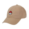 Gamer Hat - Nintendo - Pokemon - Pokeball - embroidered - Tan - NEW
