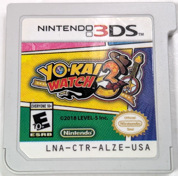 3DS Yo Kai Watch 3 - LOOSE CART ONLY