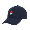 Gamer Hat - Nintendo - Pokemon - Pokeball - embroidered - Navy blue - NEW
