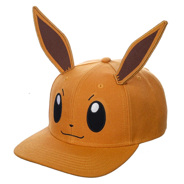 Gamer Hat - Nintendo - Pokemon - Eevee 3D Cosplay hat with ears - brown - NEW