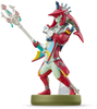 Amiibo - Gold Base - The Legend of Zelda - Tears of the Kingdom - Sidon - Red fish man smiling with trident - USED