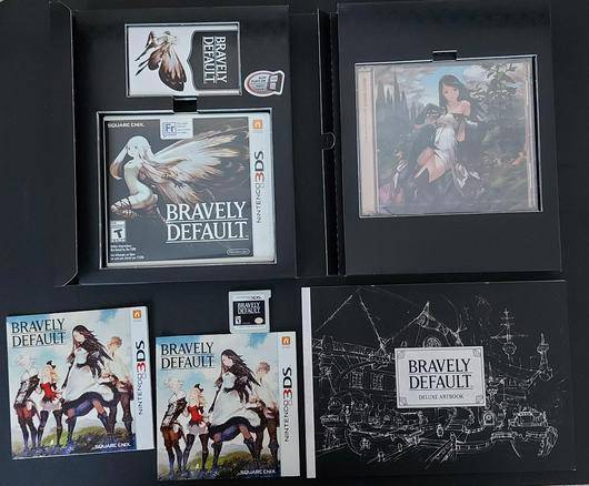 3DS Bravely Default - Collectors Edition - Complete with Big Box, Game, OST CD in Jewel Case, Artbook and 34 AR Cards