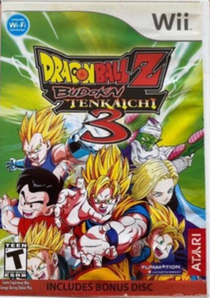 Wii Dragon Ball Z - Budokai Tenkaichi 3 - Game and Bonus Disc
