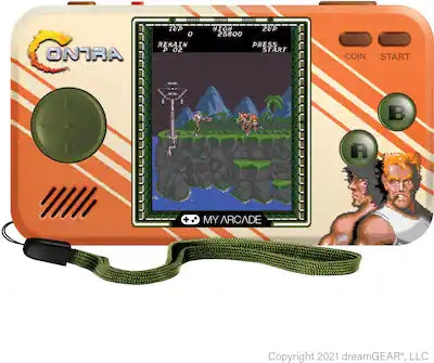 Gamer Toys - My Arcade - Pocket Player Pro - Contra & Super Contra - 2-Game Pack - DGUNL-3281 - NEW