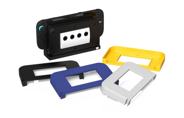 NS2 Switch Dock - (3rd) - Retro Fighters - Battle Dock - Gamecube style dock adapter with 4 Gamecube controller ports & 4 color faceplates - NEW