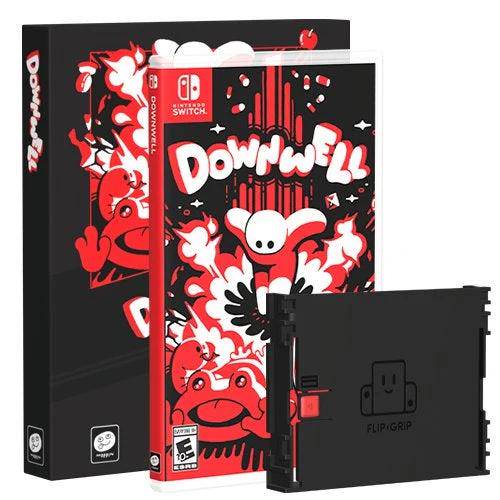 NS Downwell - Special Reserve - Limited Edition - Complete in Box with Game, Instruction Book, Sticker Sheet, and Flip Grip