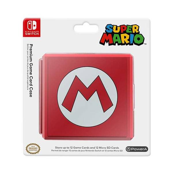 NS Premium Game Card Case - Super Mario - PowerA - NEW/SEALED