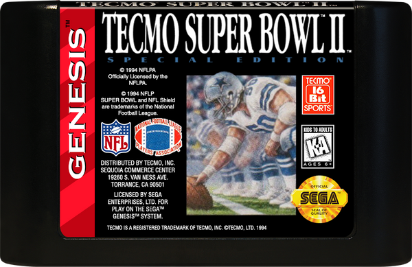 SG Tecmo Super Bowl II 2 - Special Edition
