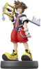 Amiibo - Gold Smash Base - Sora - Kingdom Hearts - Spiky-Haired Boy with Keyblade and Clown Shoes - USED