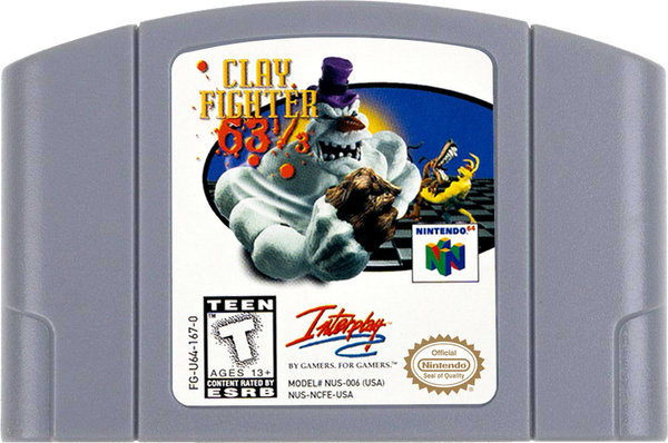 N64 Clay Fighter 63 1/3