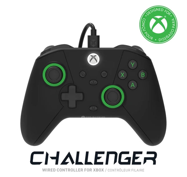 XSX XB1 PC Controller (3rd) - Wired - Hyperkin - Drakong - Challenger - Black - NEW