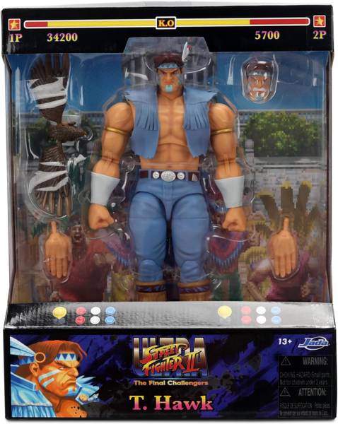 Gamer Toys - Action Figure - Street Fighter II 2 - T. Hawk - 7in figure - NEW