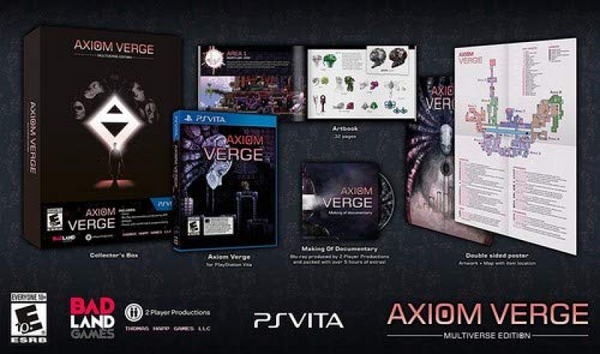 VITA Axiom Verge - Multiverse Edition - Complete with Big Box, Game, Documentary Blu-ray in Sleeve, Artbook and Poster