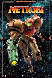 Gamer Gear - POSTER - 24x36 - flat frame-ready - Metroid - Samus Floating