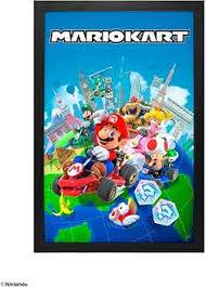 Gamer Gear - FRAMED ART - 11x17 - NINTENDO - Mario Kart - Globe