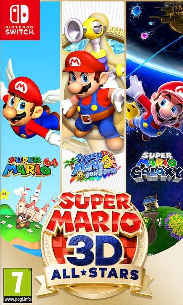 NS Super Mario 3D All-Stars - Super Mario 64 / Sunshine / Galaxy - PAL IMPORT