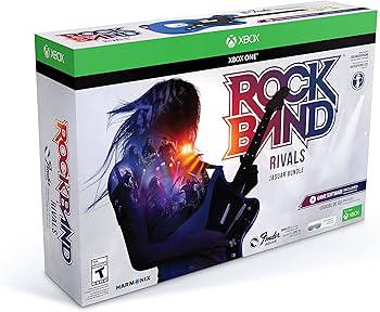 XB1 Rock Band 4 / Rock Band Rivals - Jaguar Bundle - Complete in Box with Rock Band 4 Plus Rivals Expansion Game and Fender Jaguar Guitar Controller