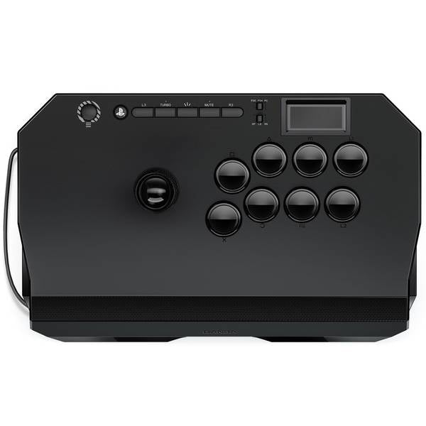 PS4 PS5 PC Controller (3rd) - Wired - Arcade Fight Stick - Qanba - Drone 2 - Black - USED