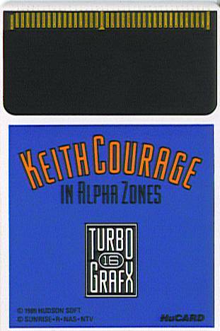 TG16 Keith Courage in Alpha Zones - HuCard Only