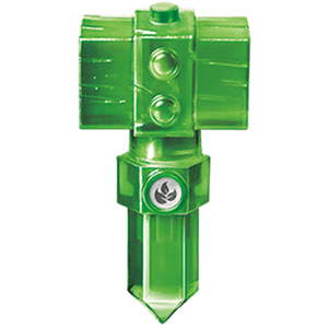 Skylanders - Trap Team - Traptanium Crystal - Life - Green - Life Hammer - USED
