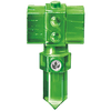Skylanders - Trap Team - Traptanium Crystal - Life - Green - Life Hammer - USED