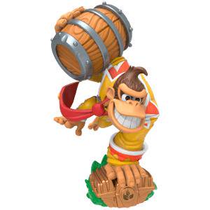 Skylanders - Superchargers - Turbo Charge Donkey Kong - Donkey Kong on an Engine with Barrel - Also Functions as an Amiibo - 87514888 - USED