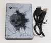 PS4 PS5 XB1 XSX PC External Hard Drive HDD - 2 TB - Seagate - Gears of War Limited Edition - White - USED