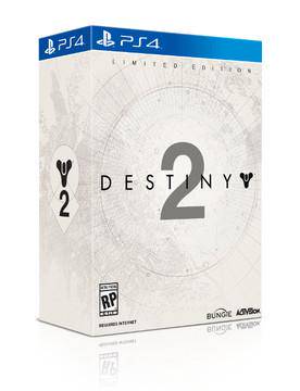 PS4 Destiny 2 - Limited Edition - Complete in Box with Game, Steelbook, Cabal Box, Lore Booklet, Schematic, 2 Postcards, 3 Pawns, Lenticular, and Sticker - DLC MAY NOT BE INCLUDED