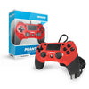 PS4 PS3 PC USB Controller - (3rd) Teknogame - Phantom - wired controller - InnexTTX - RED - NEW