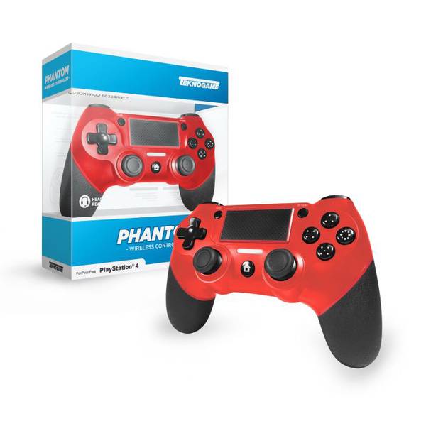 PS4 Controller - (3rd) Teknogame - Phantom - wireless controller - InnexTTX - RED - NEW