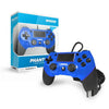 PS4 PS3 PC USB Controller - (3rd) Teknogame - Phantom - wired controller - InnexTTX - BLUE - NEW