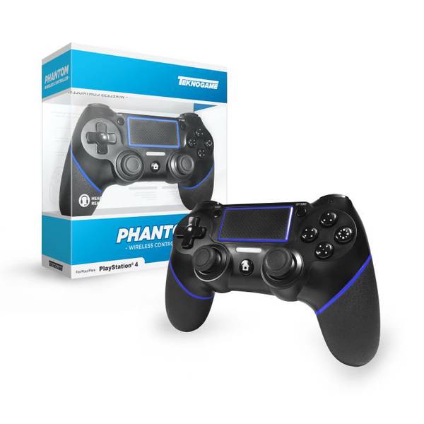 PS4 Controller - (3rd) Teknogame - Phantom - wireless controller - InnexTTX - BLACK - NEW