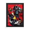 Gamer Gear - FRAMED ART - 10x12 in - Persona 5 - Royal P5 - Ryuji Sakamoto Skull - Lenticular Framed Poster