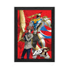 Gamer Gear - FRAMED ART - 10x12 in - Persona 5 - Royal P5 - Goro Akechi Crow - Lenticular Framed Poster