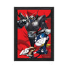 Gamer Gear - FRAMED ART - 10x12 in - Persona 5 - Royal P5 - Morgana Mona - Lenticular Framed Poster