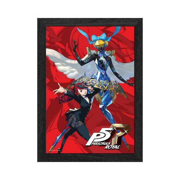 Gamer Gear - FRAMED ART - 10x12 in - Persona 5 - Royal P5 - Kasumi Yoshizawa Violet - Lenticular Framed Poster