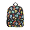 Gamer Bags - Backpack - Nintendo - Pokemon - Favorite Characters all over - 16in - black - medium