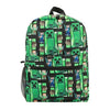 Gamer Bags - Backpack - Minecraft - Creeper all over - 16in - GREEN - NEW
