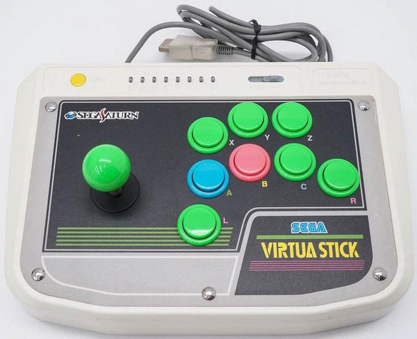 SAT Arcade Fight Stick (1st) - Virtua Stick - Sega - HSS-0136 - JAPANESE IMPORT - USED