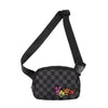 Gamer Bags - Purses and Handbags - Five Nights at Freddys FNAF - Checkered Belt Bag - Black - NEW
