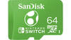 NS microSDXC Card for Nintendo Switch - 64 GB - Sandisk - Yoshi - Green w/ Egg - USED