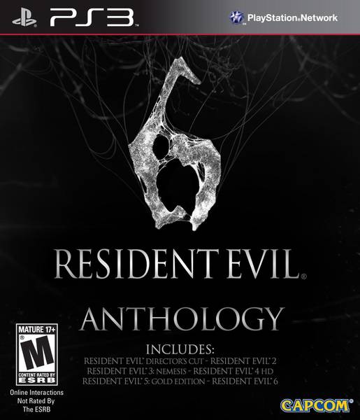 PS3 Resident Evil 6 - Anthology - DLC MAY NOT BE INCLUDED