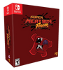 NS Super Meat Boy Forever - Limited Run #116 - Collector's Edition - Complete in Box with Game, Shadowbox, Soundtrack, Art Book, Enamel Pin, and Squishy Toy
