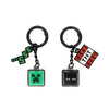 Keychain - Minecraft - Creeper & Enderman - 2 Piece set - NEW