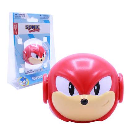 Gamer Toys - Action Figure - SEGA - Sonic the Hedgehog - Spinning Figures - Knuckles - NEW