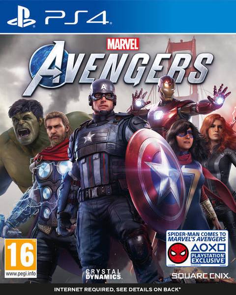 PS4 Avengers - INTERNET REQUIRED - DLC MAY NOT BE INCLUDED - PAL IMPORT