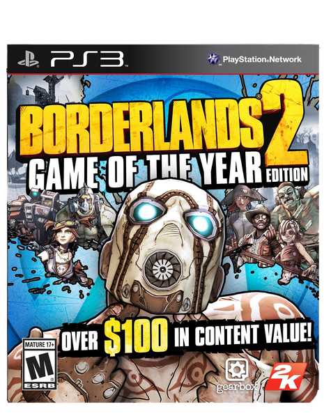 PS3 Borderlands 2 - Game of the Year Edition