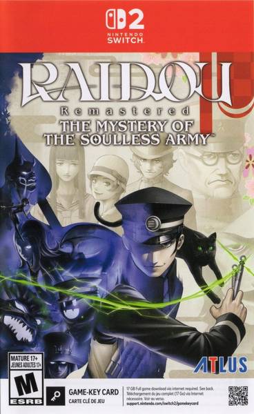 NS2 Raidou Remastered - Mystery of the Soulless Army - GAME-KEY CARD