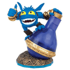 Skylanders - Swap Force - Figure - Blue Base - Magic - Super Gulp Pop Fizz - Series 2 - Blue Gremlin Standing on Purple Flask - 84672888 - USED