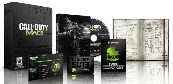 PS3 Call of Duty - Modern Warfare 3 - Hardened Edition - Complete with Big Box, Steelbook, Game, Field Journal, Patch and Founder Card - DLC MAY NOT BE INCLUDED